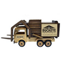 Wooden Garbage Truck w/ Forks - Cinnamon Almonds